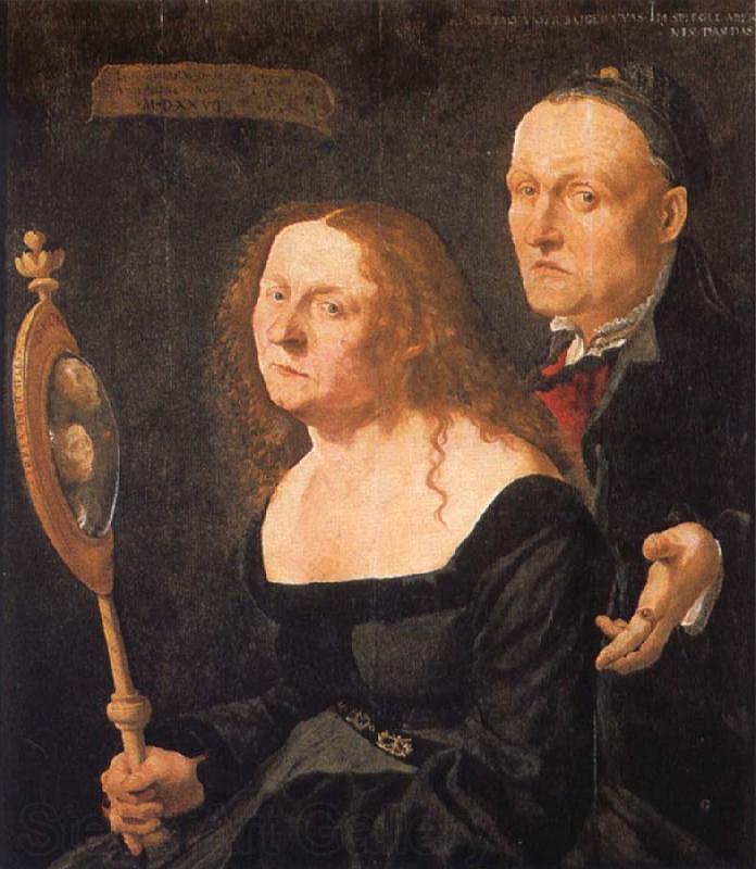 Lucas Furtenagel The painter Hans Burgkmair and his wife Anna,nee Allerlai Norge oil painting art
